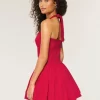 Halter Mini Bubble Skort -mekko