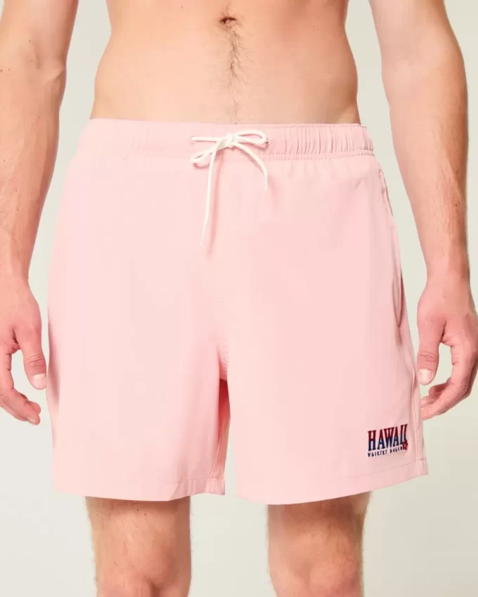 Hawaii Graphic Mid-ththgh Volley uimahousut Hawaii Graphic Mid-ththgh Volley uimahousut