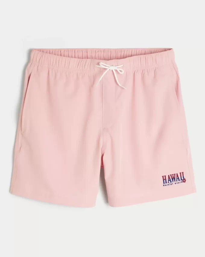 Hawaii Graphic Mid-ththgh Volley uimahousut Hawaii Graphic Mid-ththgh Volley uimahousut