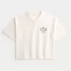 Heavyweight Baggy Crop Los Angeles Graphic Football T-paita Heavyweight Baggy Crop Los Angeles Graphic Football T-paita