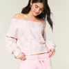 Helppo Double Off-the-Shoulder Camo -huppari Helppo Double Off-the-Shoulder Camo -huppari