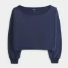 Helppo Double Off-the-Shoulder -huppari Helppo Double Off-the-Shoulder -huppari