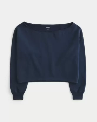 Helppo Double Off-the-Shoulder -huppari