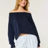 Helppo Double Off-the-Shoulder -huppari