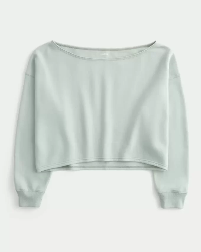 Helppo Double Off-the-Shoulder -huppari