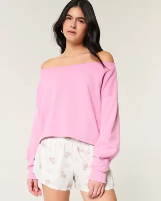 Helppo Double Off-the-Shoulder -huppari