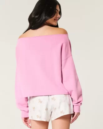 Helppo Double Off-the-Shoulder -huppari