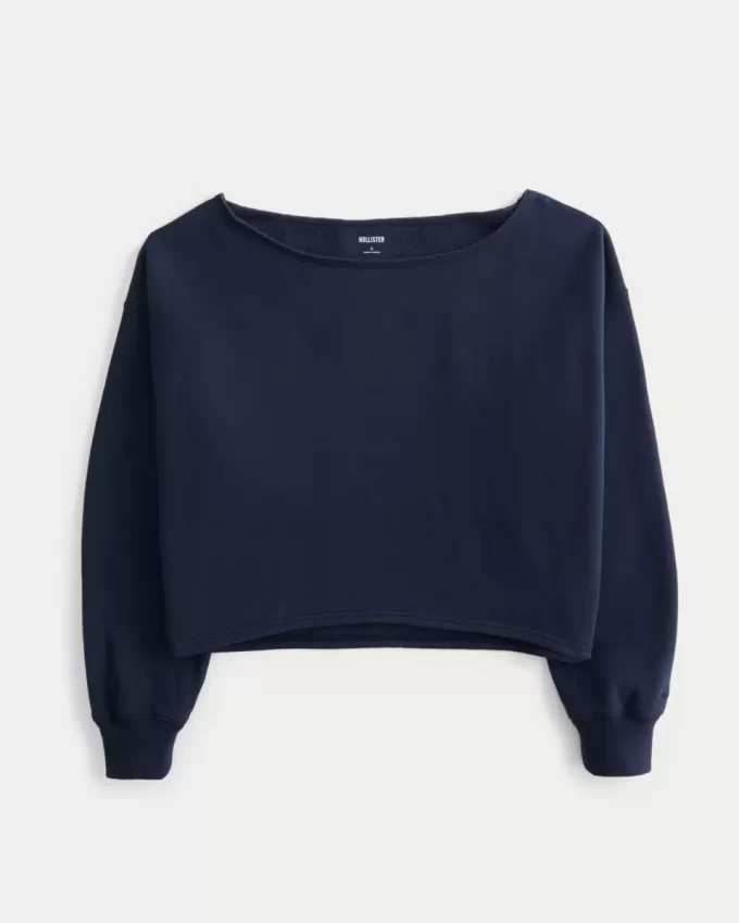 Helppo Double Off-the-Shoulder -huppari