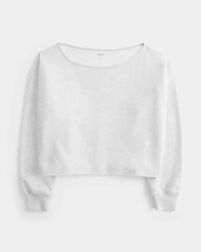 Helppo Double Off-the-Shoulder -huppari Helppo Double Off-the-Shoulder -huppari