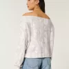 Helppo kaksinkertainen off-the-shoulder Camo Pattern -huppari Helppo kaksinkertainen off-the-shoulder Camo Pattern -huppari