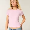 Helppo lyhythihainen Crew T-paita