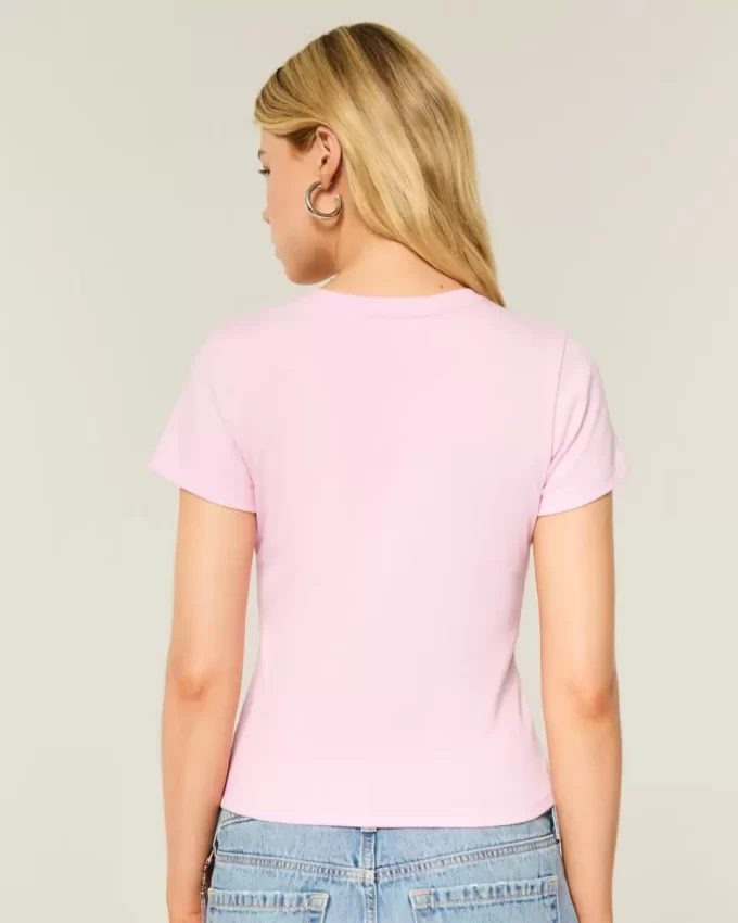 Helppo lyhythihainen Crew T-paita