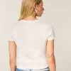 Helppo lyhythihainen Doe Print Crew Baby T-paita Helppo lyhythihainen Doe Print Crew Baby T-paita