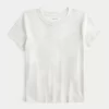Helppo lyhythihainen Doe Print Crew Baby T-paita Helppo lyhythihainen Doe Print Crew Baby T-paita