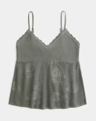 Helppo Needlepoint-tyylinen riimu Babydoll Cami