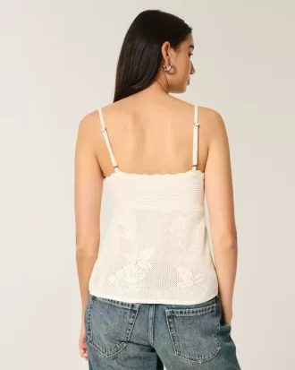 Helppo Needlepoint-tyylinen riimu Babydoll Cami
