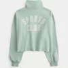 Helppo New York Graphic Half-Zip Cutoff -huppari Helppo New York Graphic Half-Zip Cutoff -huppari