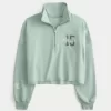 Helppo New York Graphic Half-Zip Cutoff -huppari Helppo New York Graphic Half-Zip Cutoff -huppari
