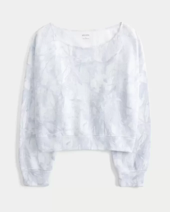 Helppo off-the-shoulder Camo -huppari Helppo off-the-shoulder Camo -huppari