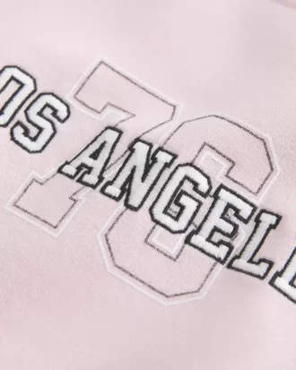 Helppo off-the-shoulder Los Angeles -grafiikkapusero