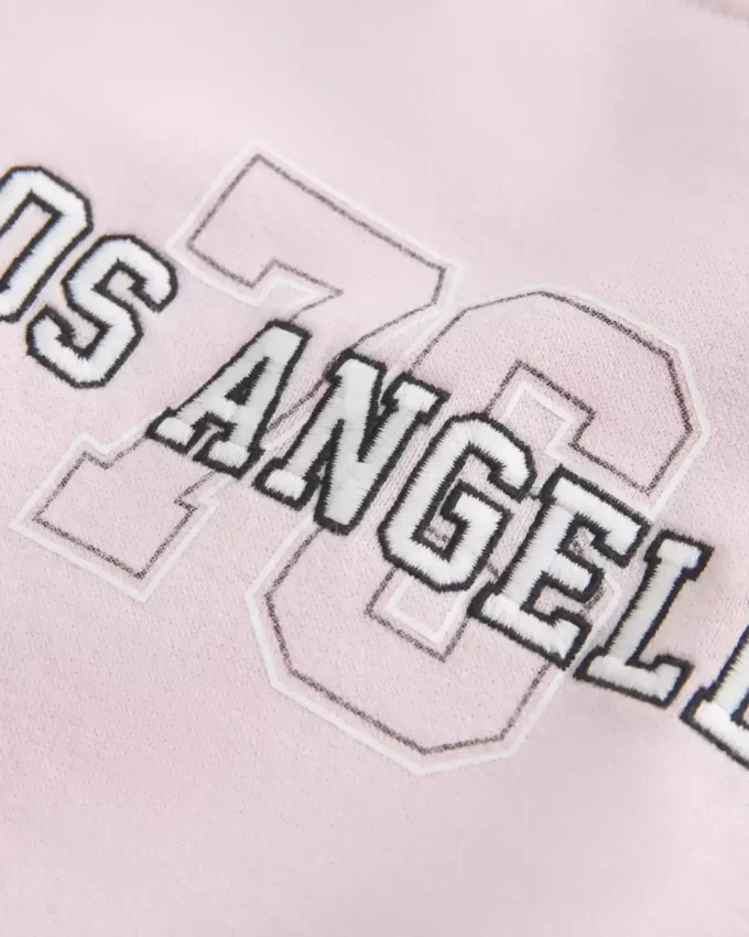 Helppo off-the-shoulder Los Angeles -grafiikkapusero Helppo off-the-shoulder Los Angeles -grafiikkapusero