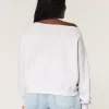 Helppo off-the-shoulder Number Graphic -paita Helppo off-the-shoulder Number Graphic -paita