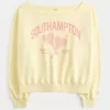Helppo off-the-shoulder Southampton Graphic -huppari Helppo off-the-shoulder Southampton Graphic -huppari