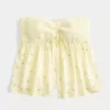 Helppo olkaimeton Smocked Bust Babydoll -toppi