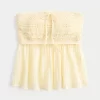 Helppo olkaimeton virkattu Babydoll-mix Helppo olkaimeton virkattu Babydoll-mix
