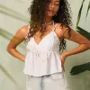 Helppo Paisley Pattern Babydoll Top
