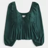Helppo ruched Bust Babydoll toppi