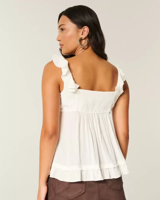 Helppo Ruffle Babydoll Top Helppo Ruffle Babydoll Top