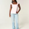 Helppo Satin Tie Babydoll Top Helppo Satin Tie Babydoll Top