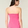 Helppo solmittava olkaimeton Babydoll-toppi Helppo solmittava olkaimeton Babydoll-toppi
