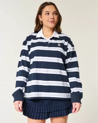 Helppo Teddy Bear Graafinen Rugby Polo