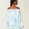 Helppo Tie-Dye Double Off-the-Shoulder -huppari Helppo Tie-Dye Double Off-the-Shoulder -huppari