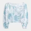 Helppo Tie-Dye Double Off-the-Shoulder -huppari Helppo Tie-Dye Double Off-the-Shoulder -huppari