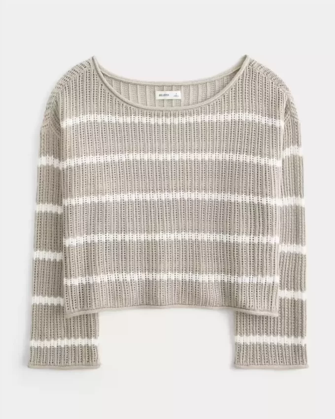 Helppo virkkaustyylinen villapaita