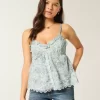 Helppokäyttöinen Chiffon Babydoll Top Helppokäyttöinen Chiffon Babydoll Top