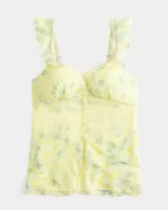 Helppokäyttöinen Chiffon Babydoll Top