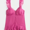 Helppokäyttöinen Chiffon Babydoll Top Helppokäyttöinen Chiffon Babydoll Top