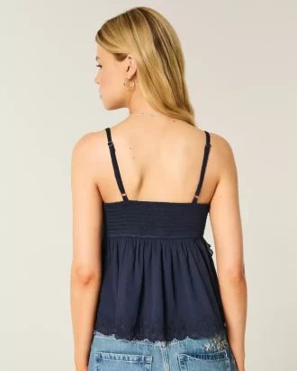 Helppokäyttöinen Chiffon Babydoll Top Helppokäyttöinen Chiffon Babydoll Top