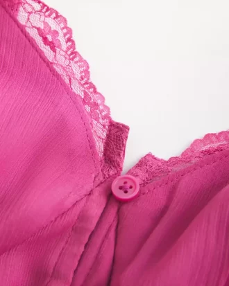 Helppokäyttöinen Chiffon Babydoll Top