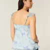 Helppokäyttöinen Chiffon Babydoll Top