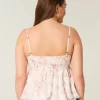 Helppokäyttöinen Chiffon Babydoll Top Helppokäyttöinen Chiffon Babydoll Top