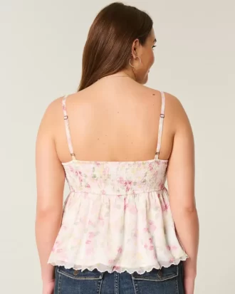 Helppokäyttöinen Chiffon Babydoll Top