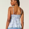 Helppokäyttöinen Chiffon Babydoll Top Helppokäyttöinen Chiffon Babydoll Top