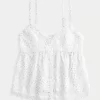 Helppokäyttöinen Chiffon Babydoll Top Helppokäyttöinen Chiffon Babydoll Top