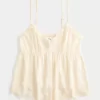Helppokäyttöinen Chiffon Babydoll Top Helppokäyttöinen Chiffon Babydoll Top