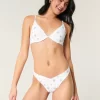 High-leg Eyelet pörröisin bikinipohja High-leg Eyelet pörröisin bikinipohja